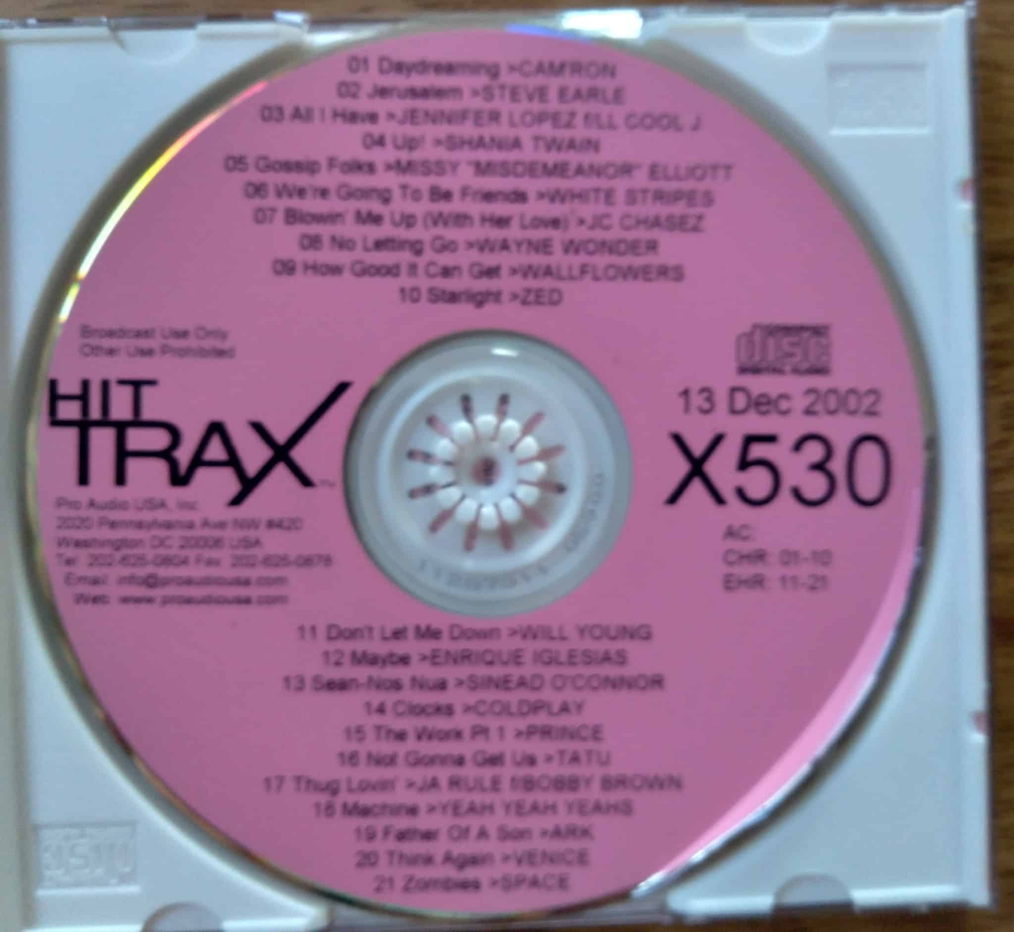 | Casa do Colecionador Cd promo Hit Trax X530 / Shania Twain Prince Space.