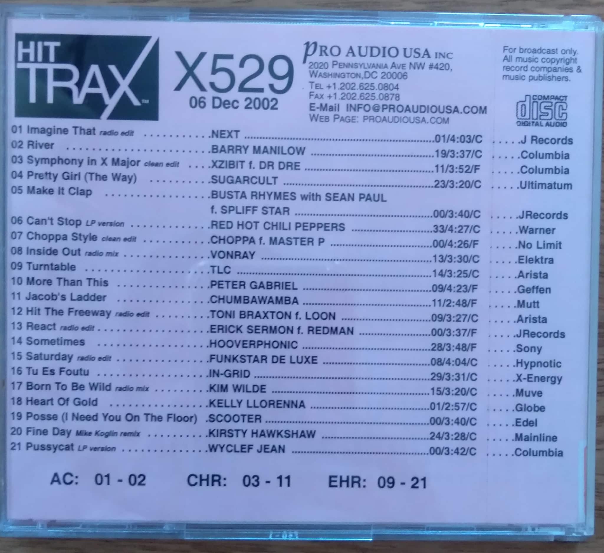 | Casa do Colecionador Cd promo para rádios Hit Trax X529 / Sugarcult Peter Gabriel