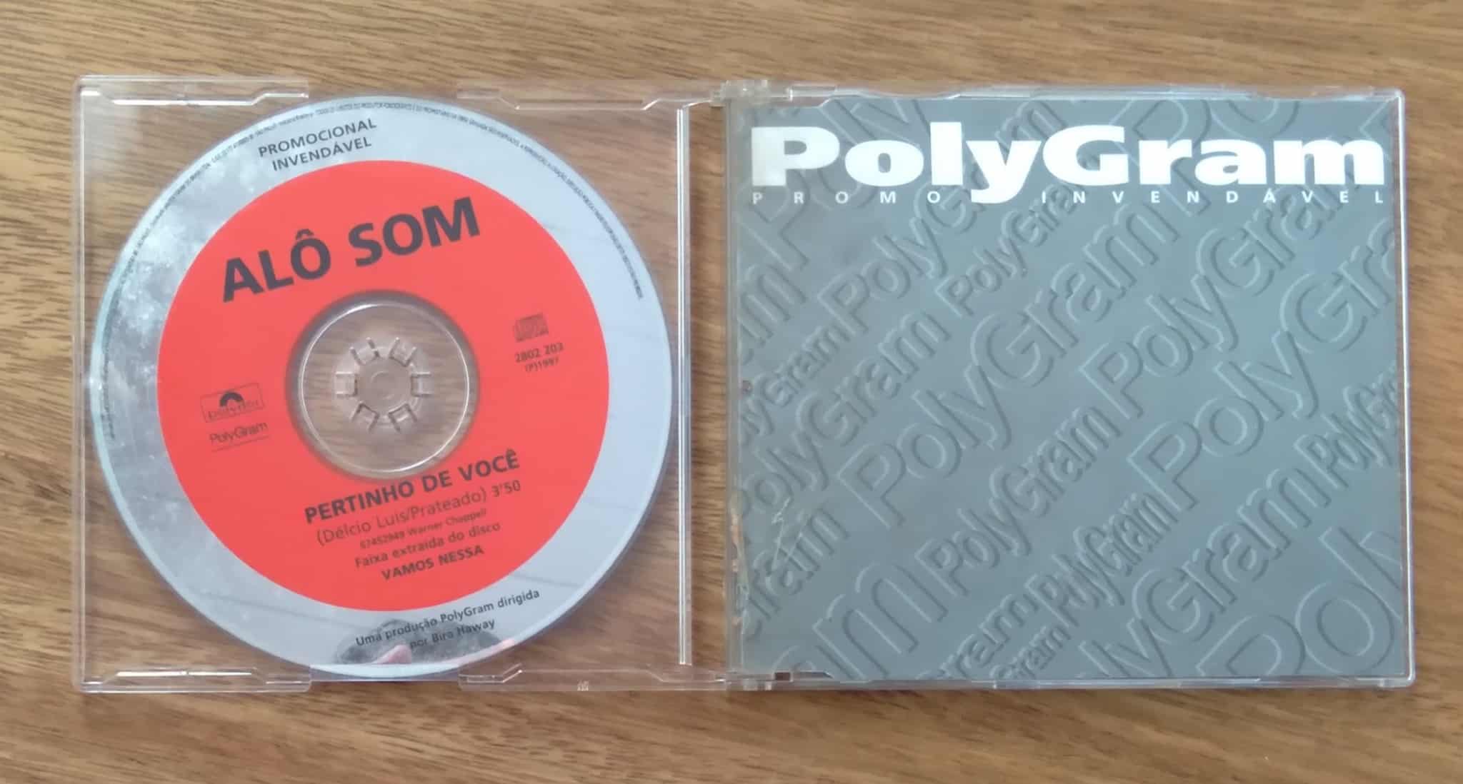 | Casa do Colecionador Cd promo Poly Gram Alo Som / Pertinho de você.