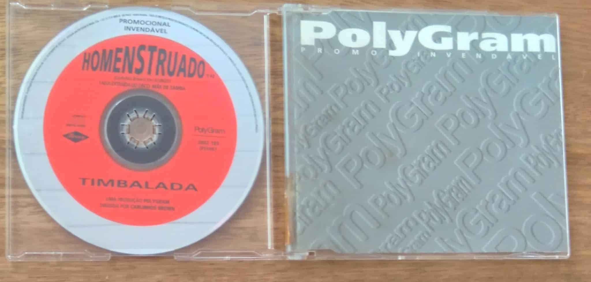| Casa do Colecionador Cd promo Poly Gram Timbalada / Homenstruado.