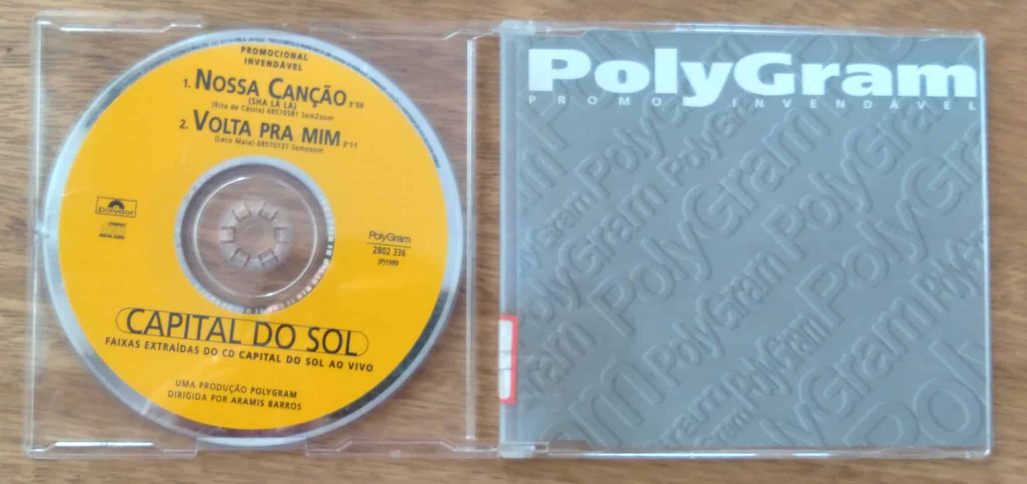 | Casa do Colecionador Cd slim promo Polydor Capital do Sol / Nossa canção Volta pra mim.
