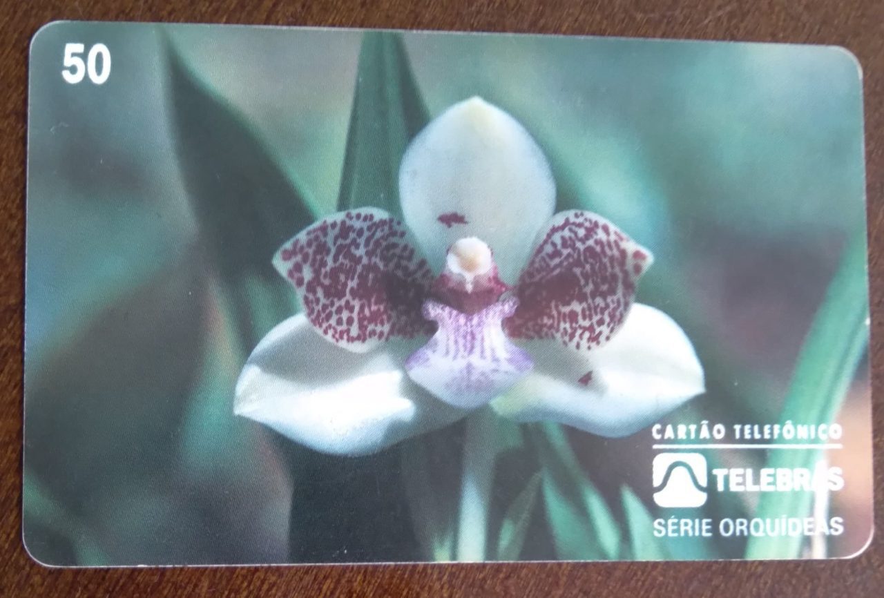 | Casa do Colecionador Ct Brasil Telebrás 00 1995 / Orquideas / Pabstia Jugosa.