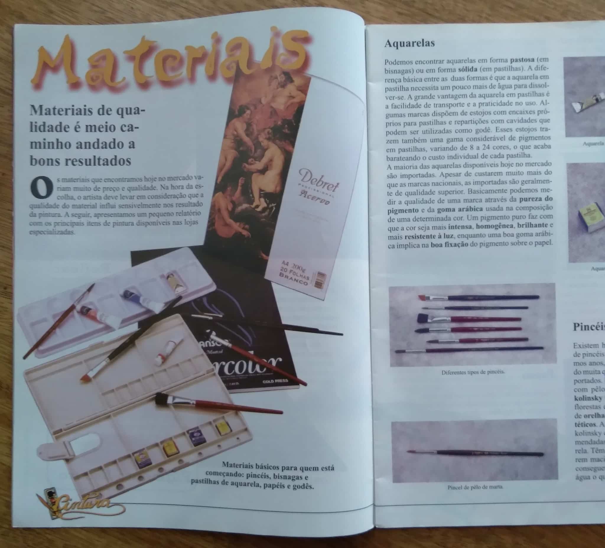 | Casa do Colecionador Ed Escala revista Como pintar aquarela 1 / Iniciantes