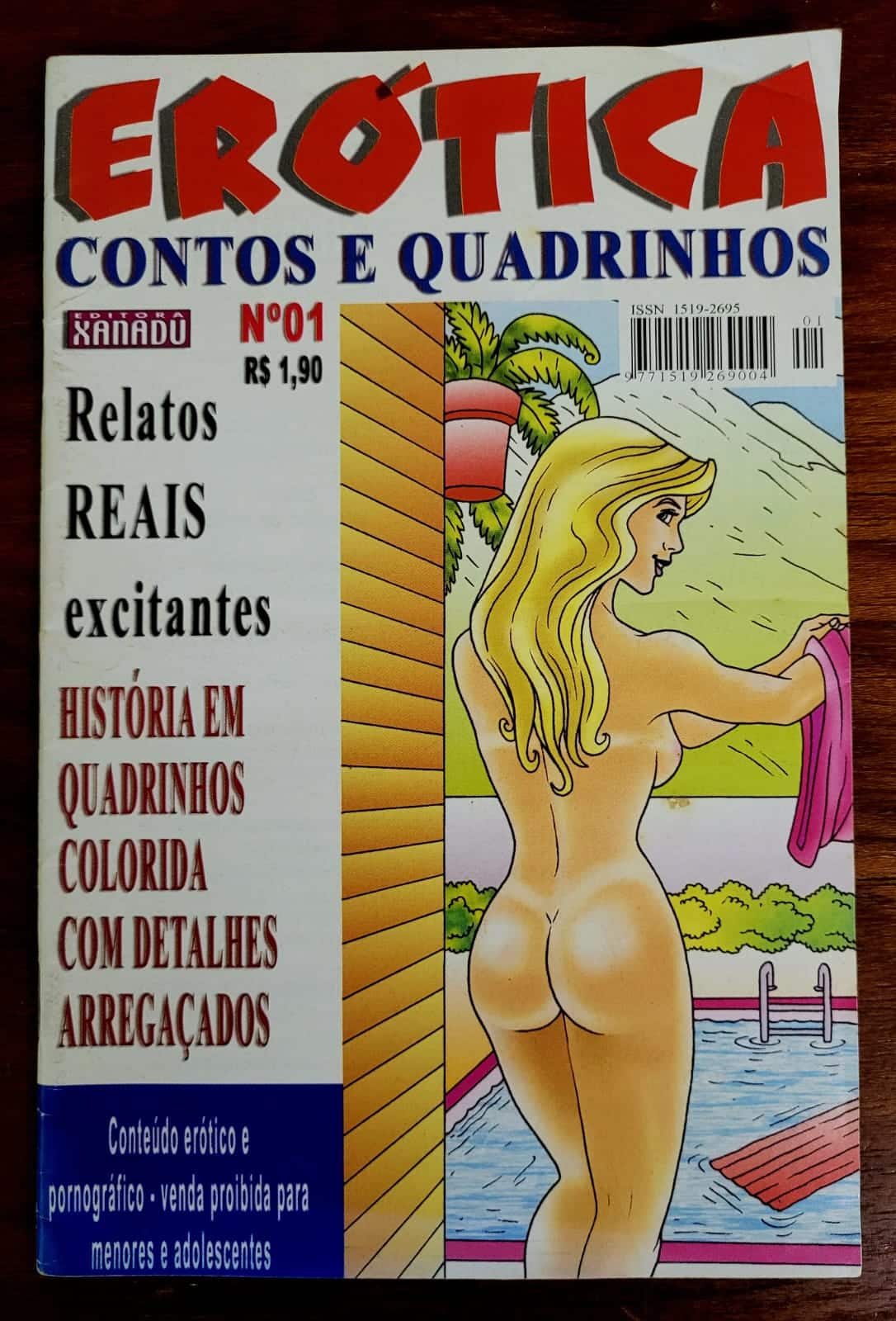 | Casa do Colecionador Erótica Nº 1 (Editora Xanadu) Contos e Quadrinhos Eróticos