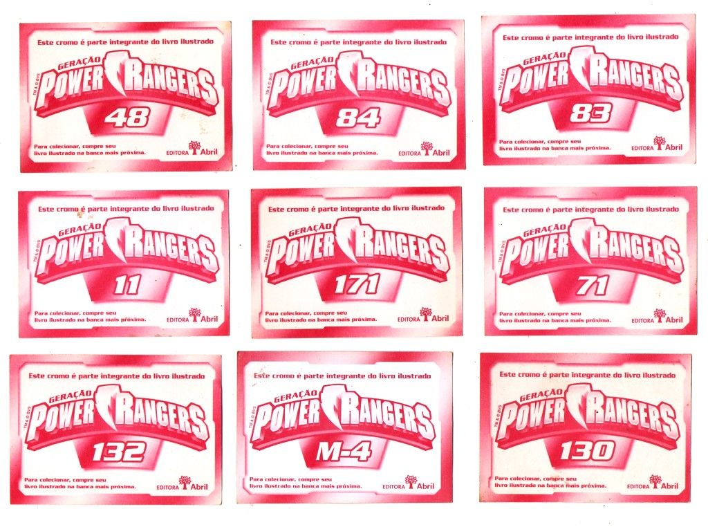 | Casa do Colecionador Figurinhas Album Geraçao Power Rangers - 2005 - Editora Abril