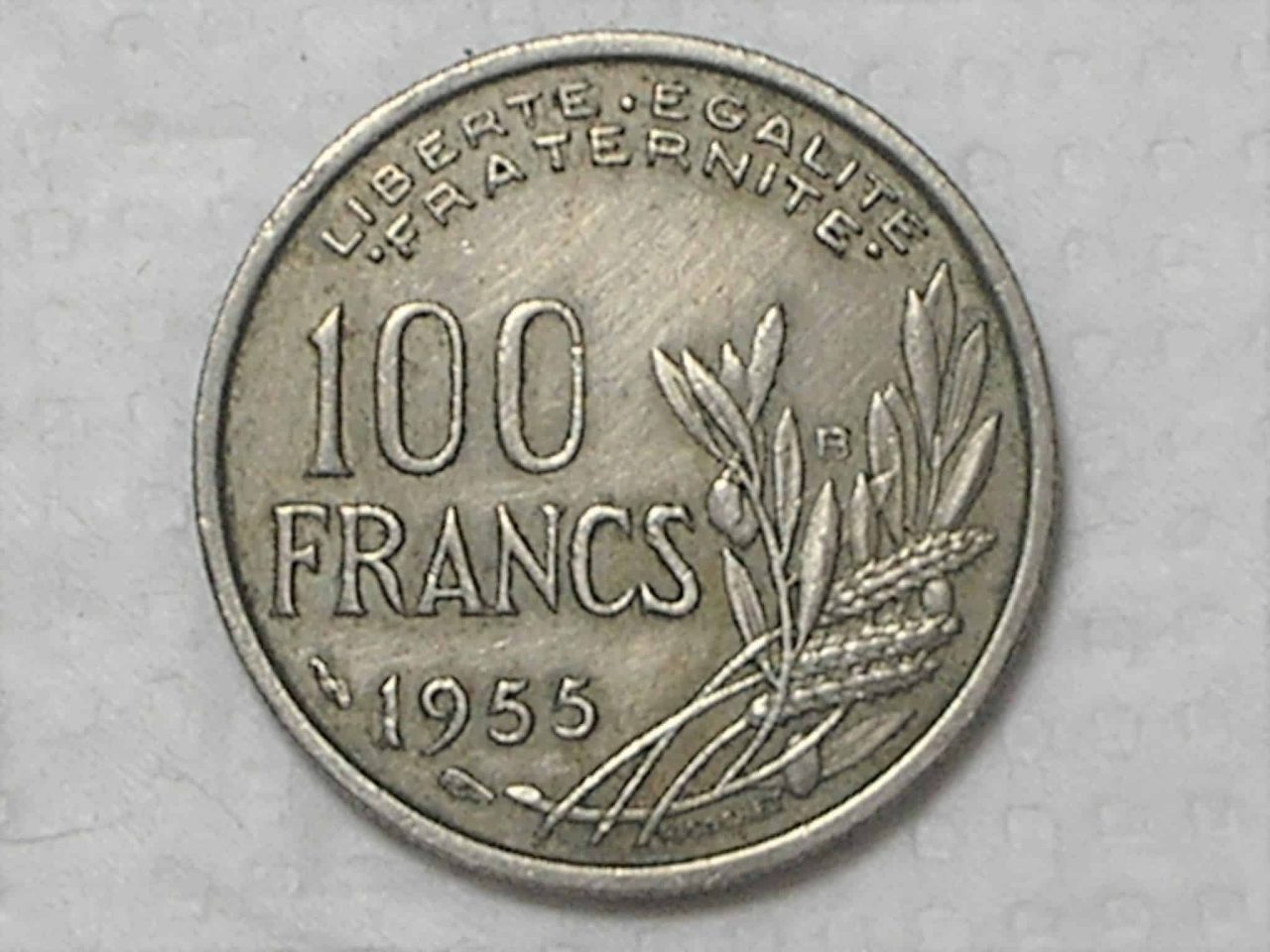 | Casa do Colecionador França) 100 Francs - 1955-B / Ni / box30.1