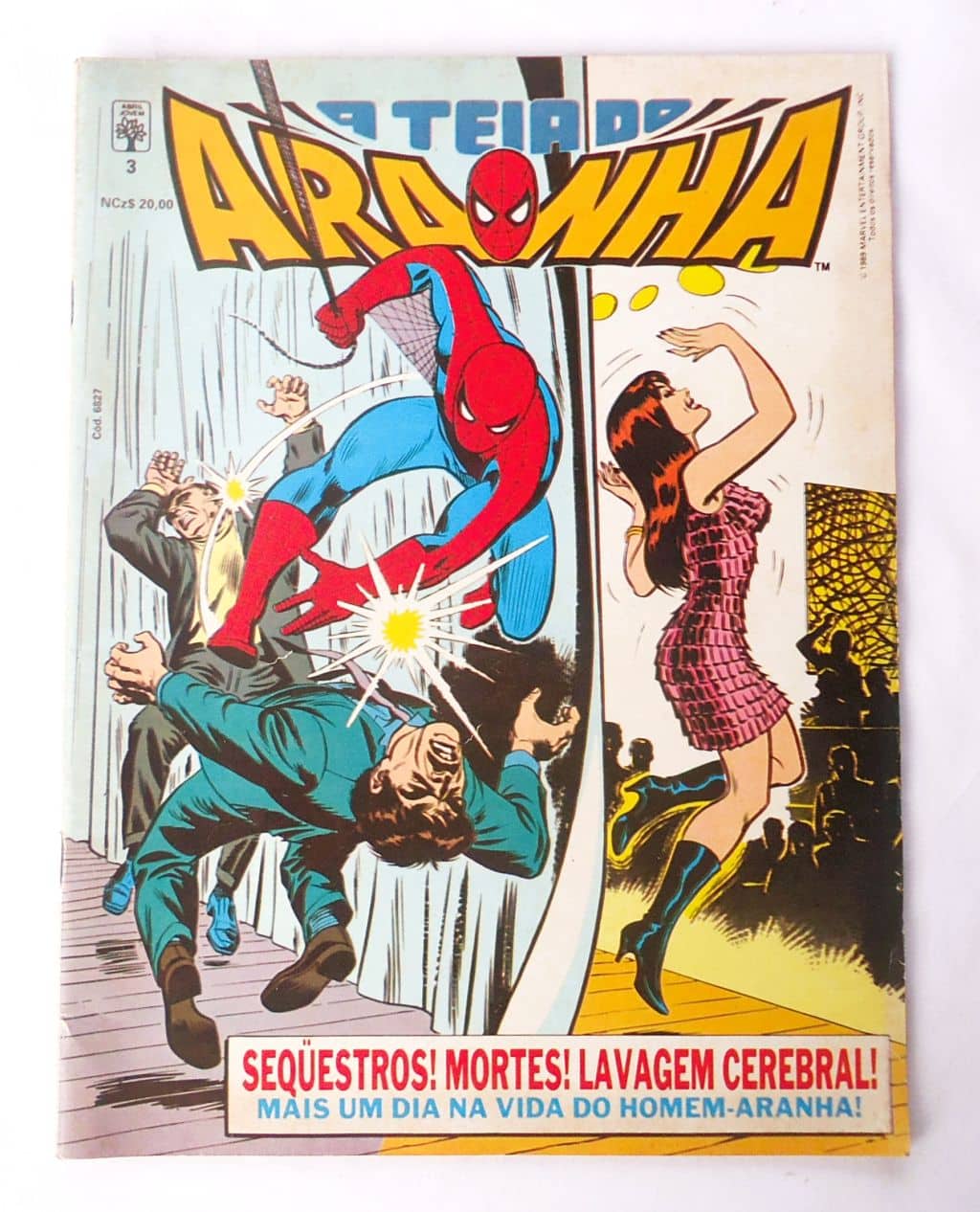 | Casa do Colecionador Hq - A Teia Do Aranha - Nº 03 - Dezembro 1989