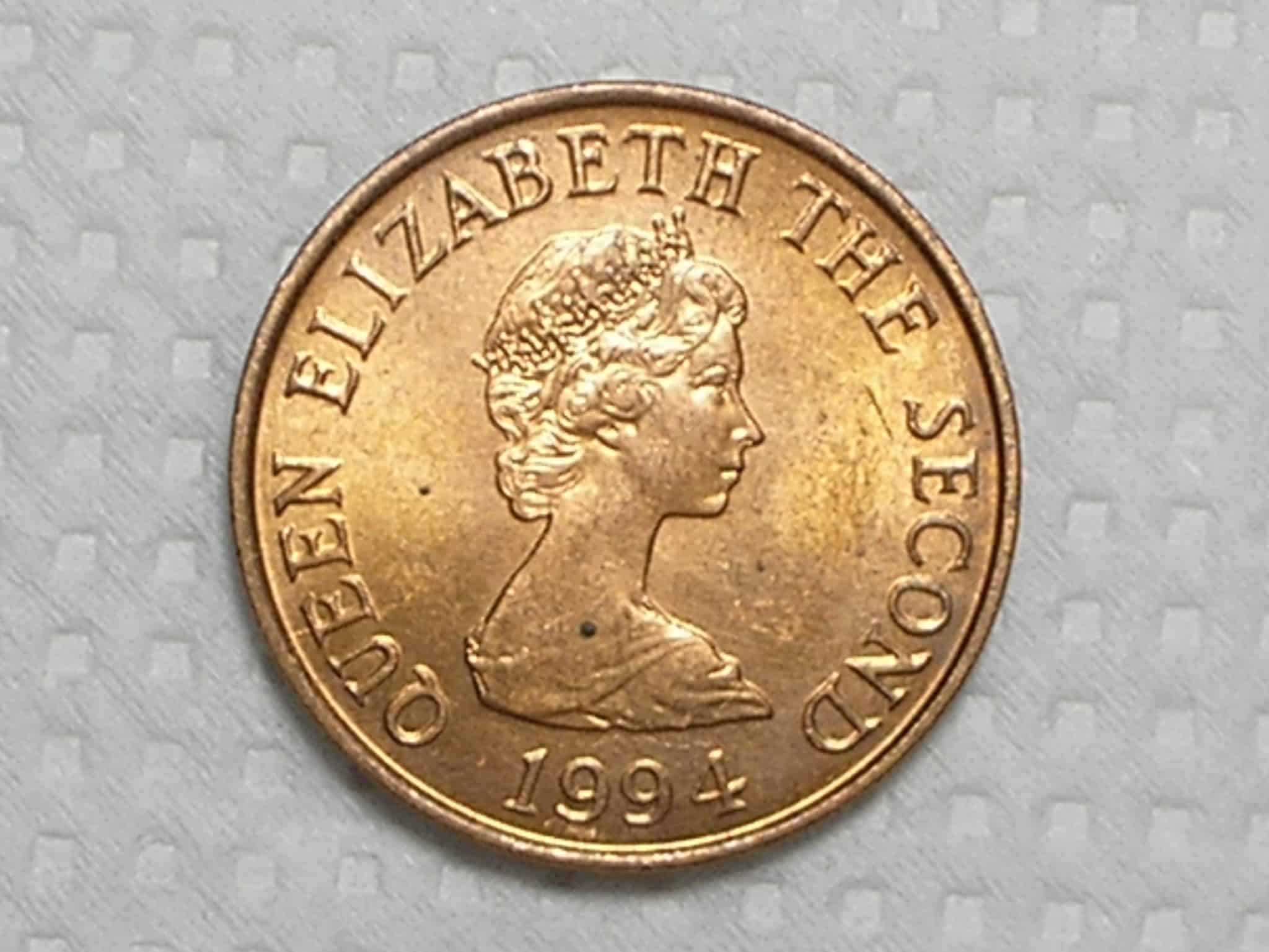 | Casa do Colecionador Jersey) 1 Penny - 1994 / Bz-al / Soberba / box31