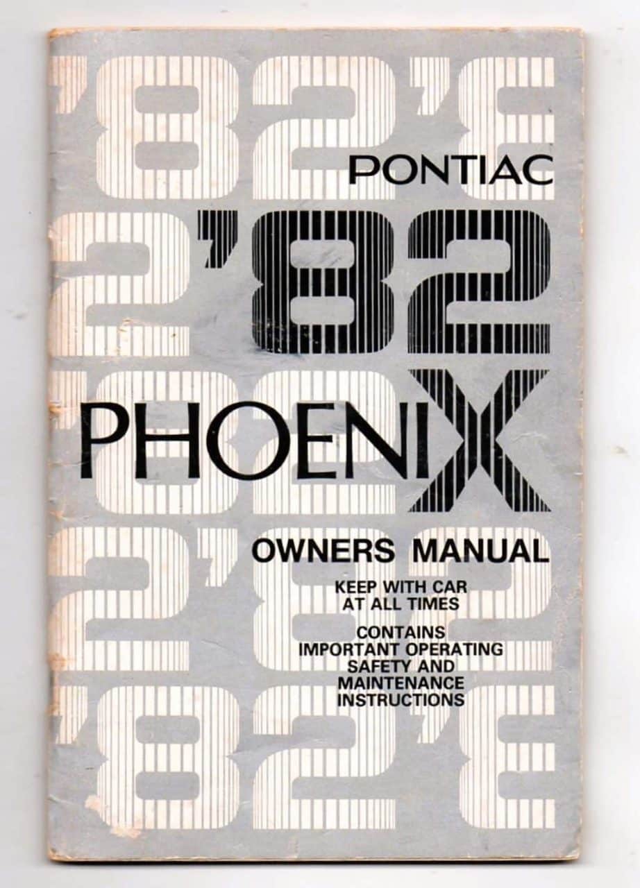 | Casa do Colecionador Manual Do Proprietario Pontiac Phoenix 1982 - Leia O Anuncio