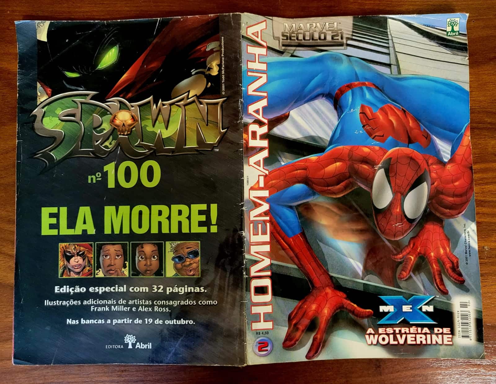 | Casa do Colecionador Marvel Século 21 - Homem-Aranha N° 2 (Editora Abril) Outubro 2001 (HQ/Gibi)