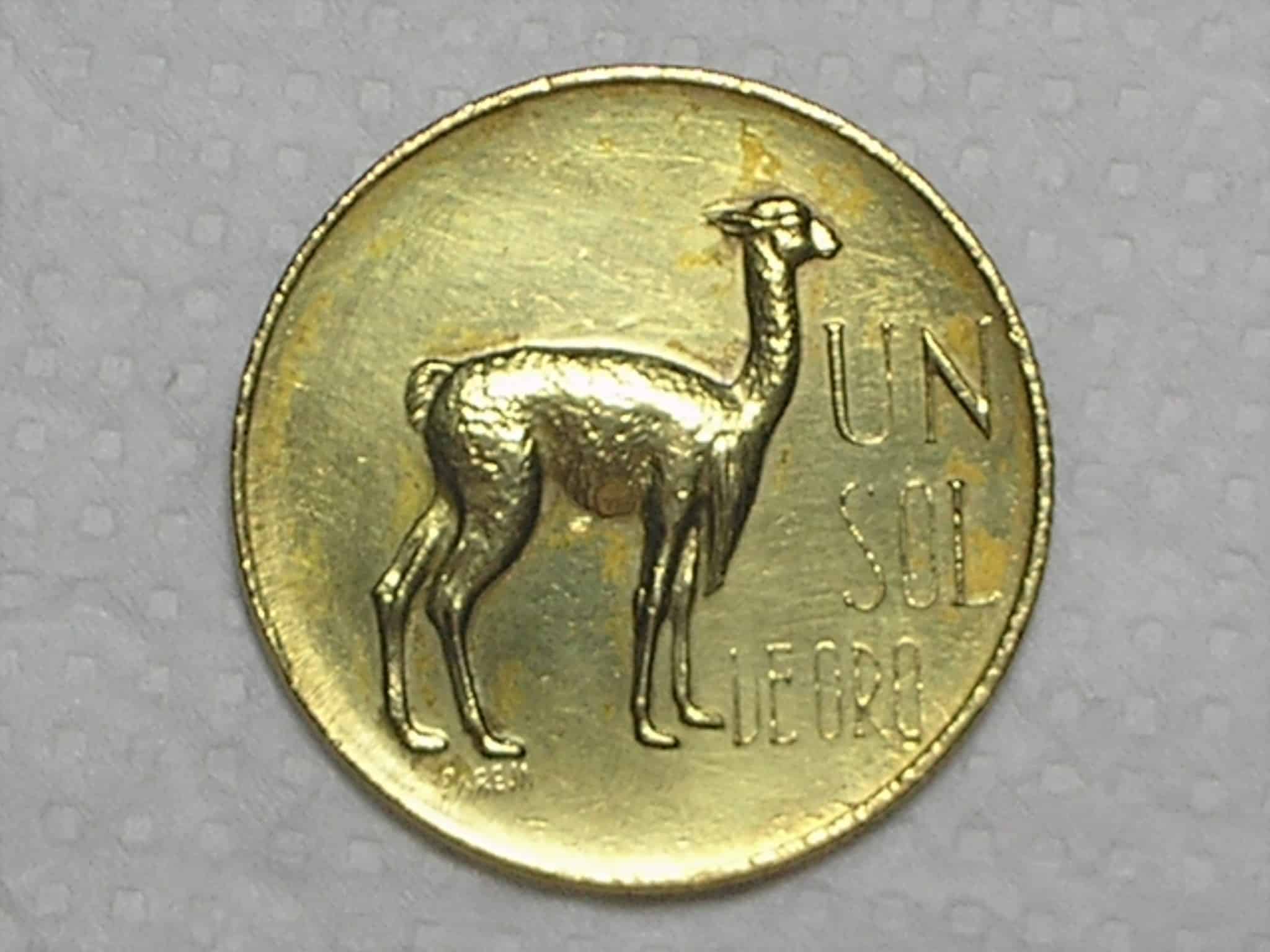 | Casa do Colecionador Peru) 1/2 Sol de Oro - 1967 / Brass / Soberba / box 31