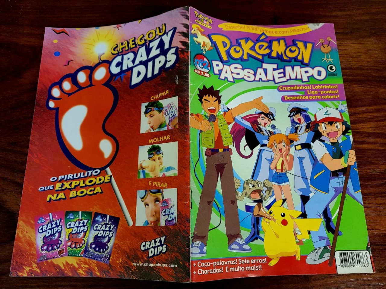 | Casa do Colecionador Pokémon Club Apresenta – Pokémon Passatempo Nº 02 – 1999