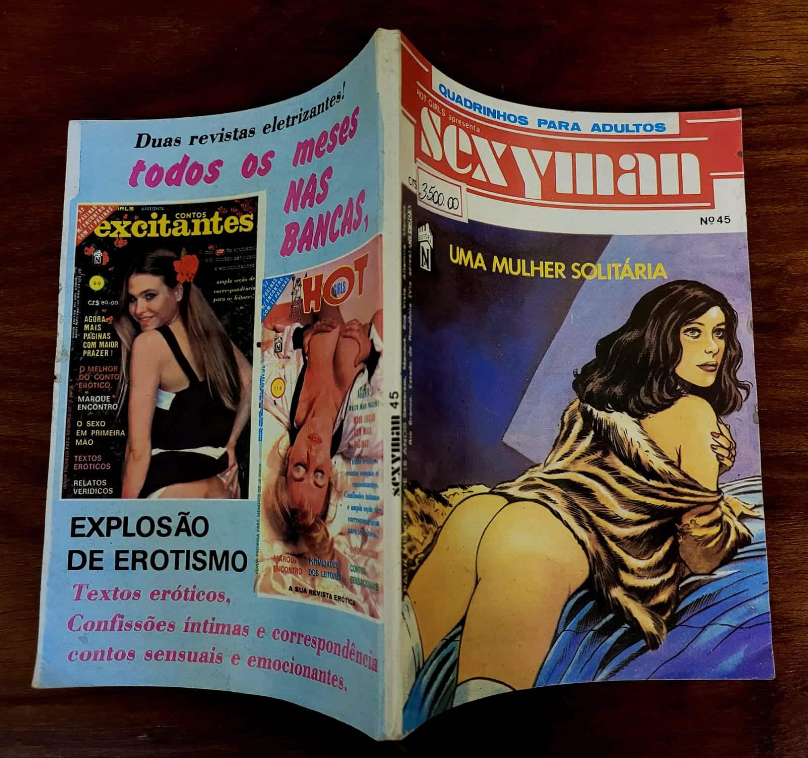 | Casa do Colecionador Sexyman Nº 045 - Uma Mulher Solitária (Quadrinhos Eróticos)