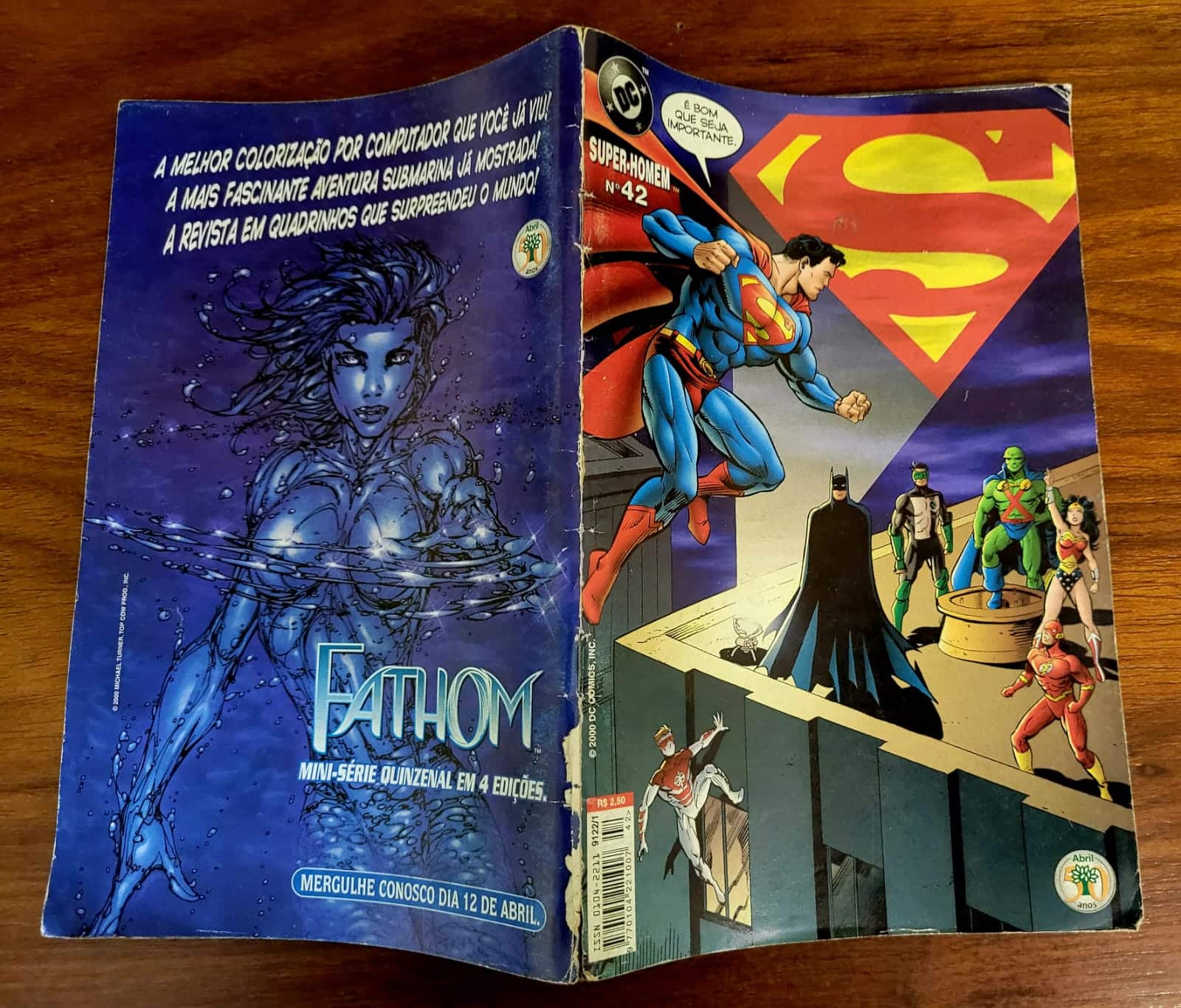 | Casa do Colecionador Super-Homem (2ª Série) N° 42 (Editora Abril) Abril 2000 (HQ/Gibi)
