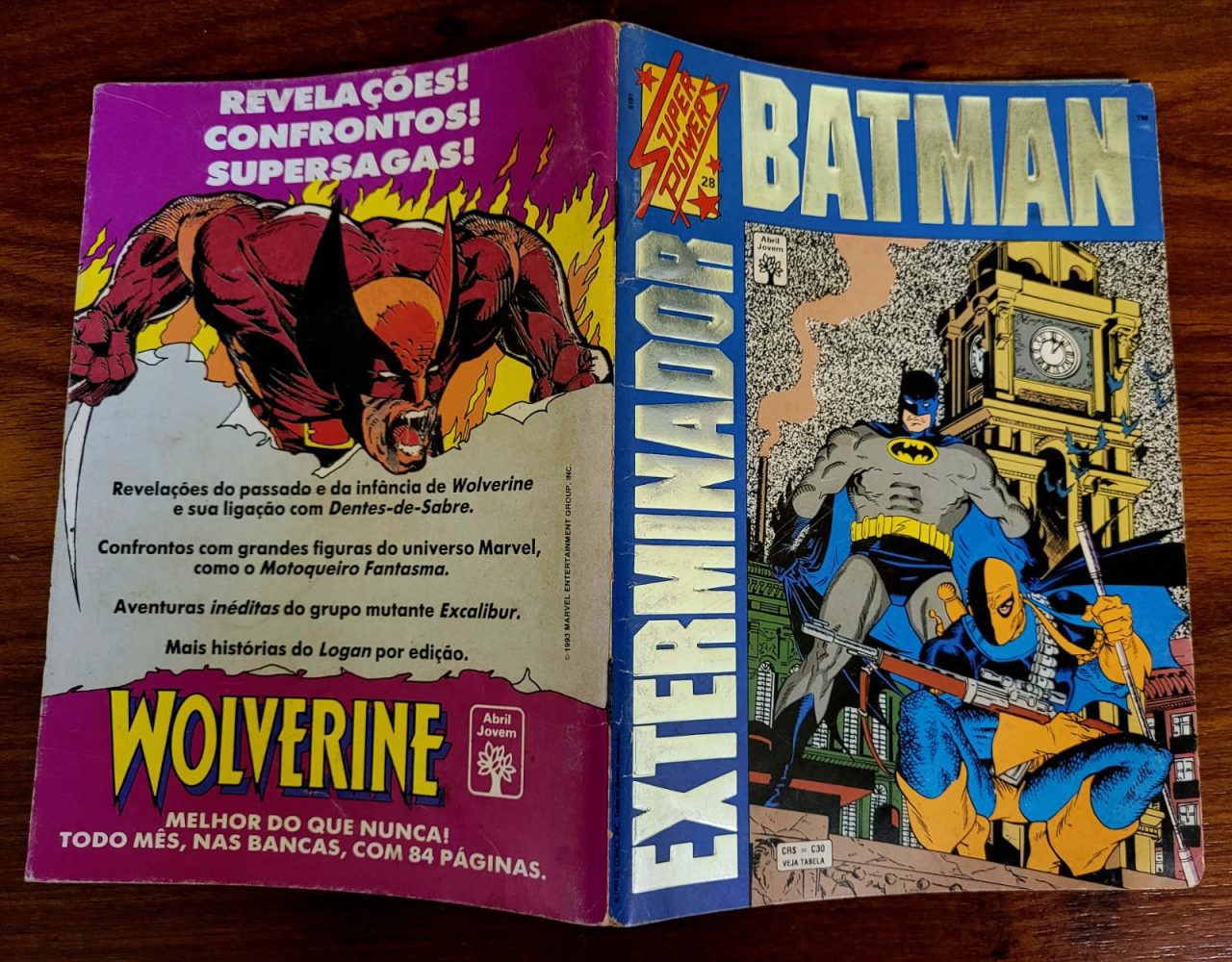 | Casa do Colecionador Super Powers Nº 28 - Batman / Exterminator (Editora Abril) Dezembro 1993 (HQ/Gibi)