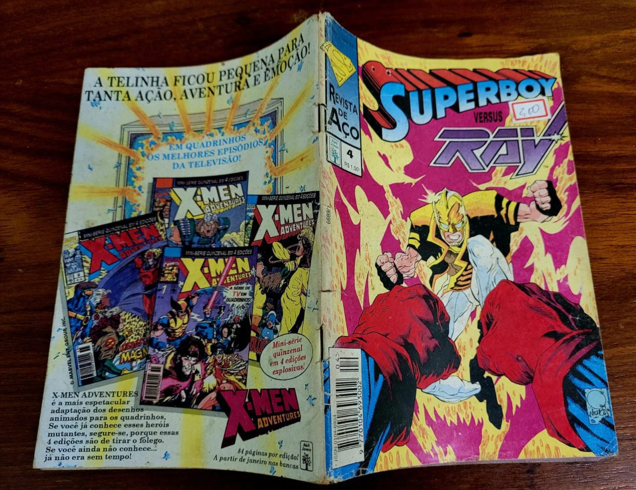 | Casa do Colecionador Superboy 1ª Série - N° 4 (Editora Abril) Março 1995 (HQ/Gibi)