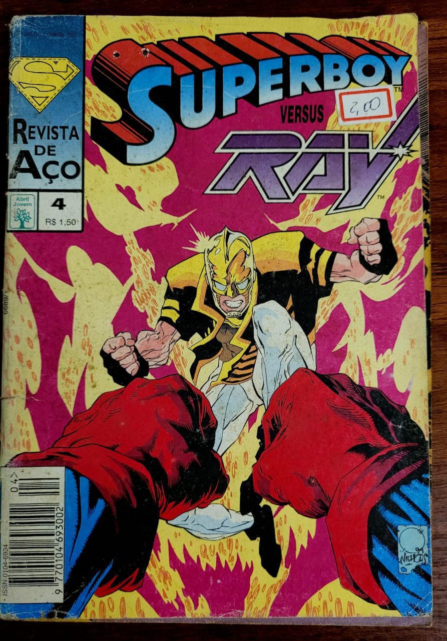 | Casa do Colecionador Superboy 1ª Série - N° 4 (Editora Abril) Março 1995 (HQ/Gibi)