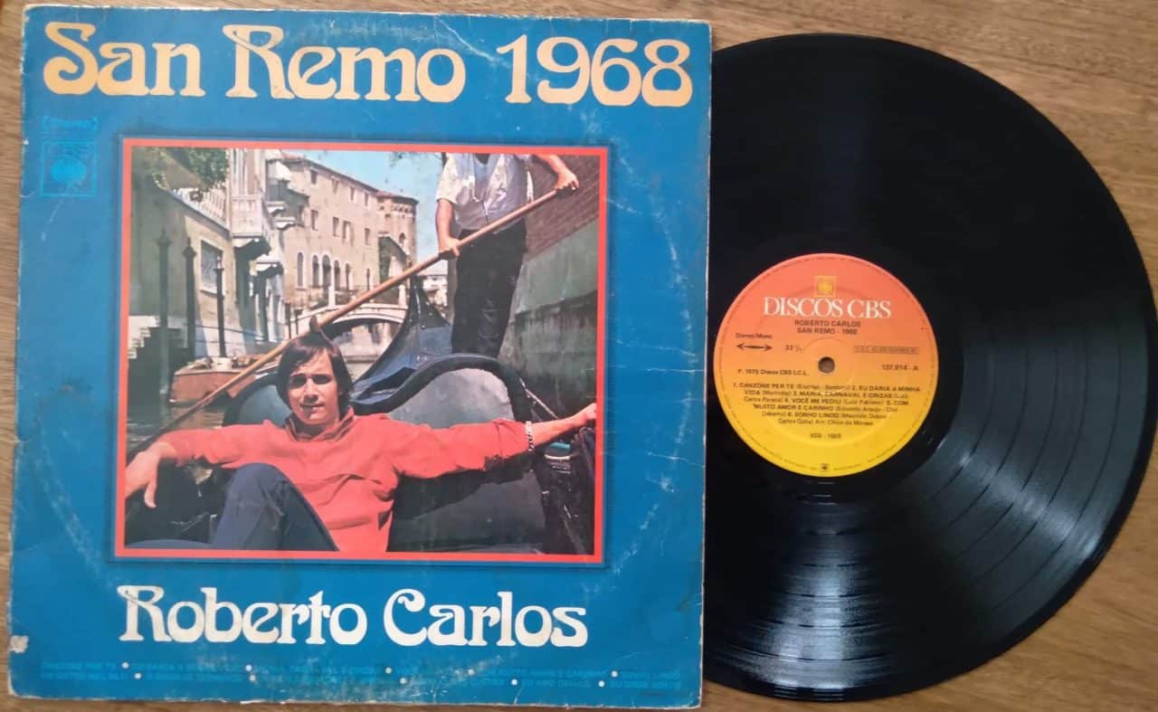 | Casa do Colecionador Vinil lp Roberto Carlos San Remo 1968 / Canzone per te