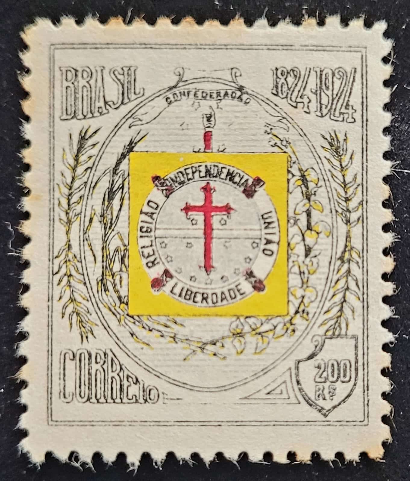 | Casa do Colecionador Comemorativos - RHM C0018 (Novo) Centenário da Confederação do Equador - 02/07/1924 (Selos do Brasil)