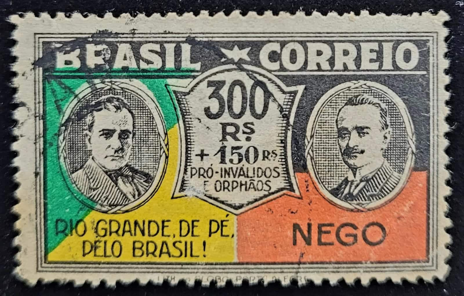 | Casa do Colecionador Comemorativos - RHM C0032 (Usado) 300 Réis - Revolução de 3 de Outubro de 1930 - 29/04/1931 (Selos do Brasil)