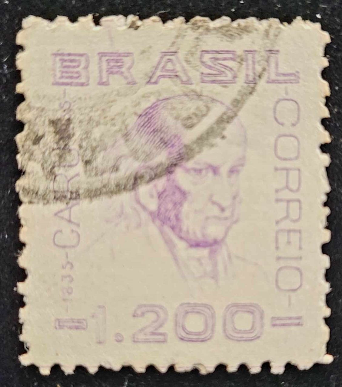 | Casa do Colecionador Comemorativos - RHM C0102 Es (Usado - Variedade) 1.200 Réis - Centenário da Morte do Visconde de Cairú - 20/01/1936
