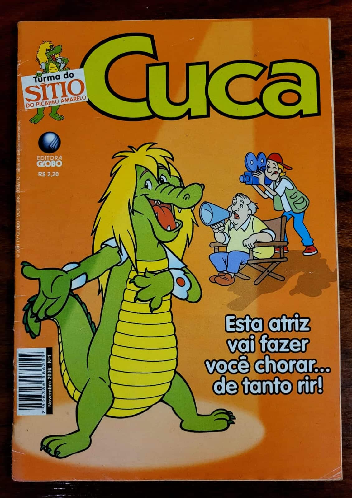 | Casa do Colecionador Cuca - Turma do Sítio do Picapau Amarelo Nº 01 (Editora Globo) Novembro 2006