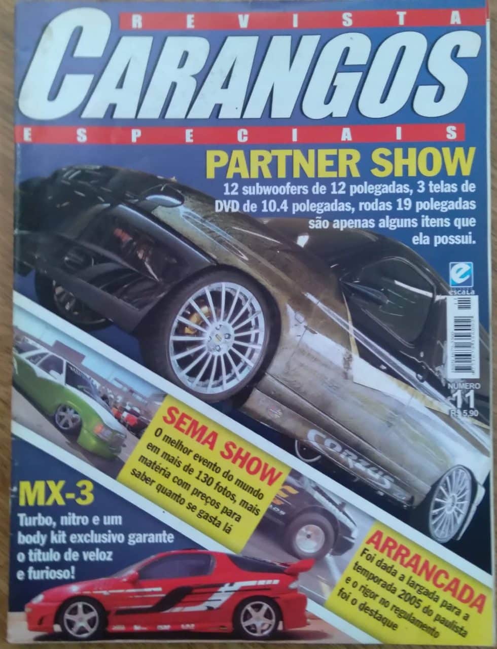 | Casa do Colecionador Ed Escala Revista Carangos Especiais 11 / Sema Show Partner Arrancada.