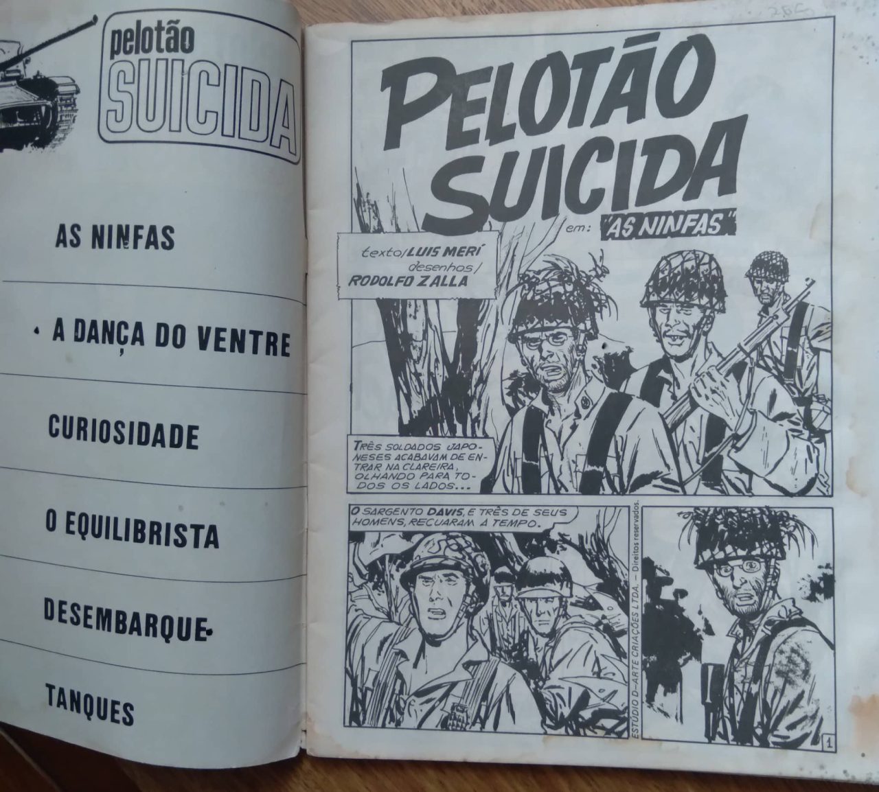 | Casa do Colecionador Ed Ninja Pelotão Suicida 1 / As Ninfas Dança do ventre.