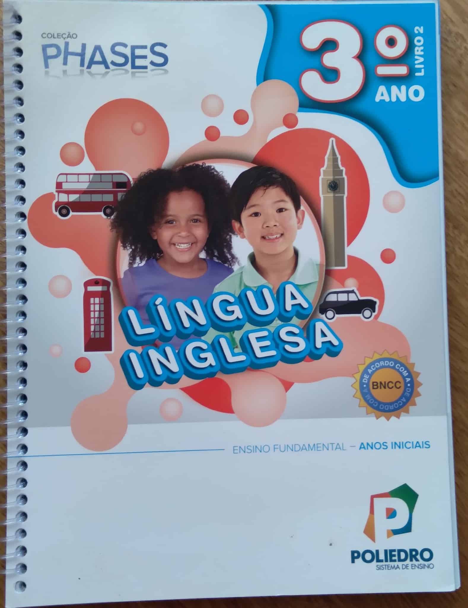 | Casa do Colecionador Ed Poliedro Phases língua Inglesa 3° ano livro 2.