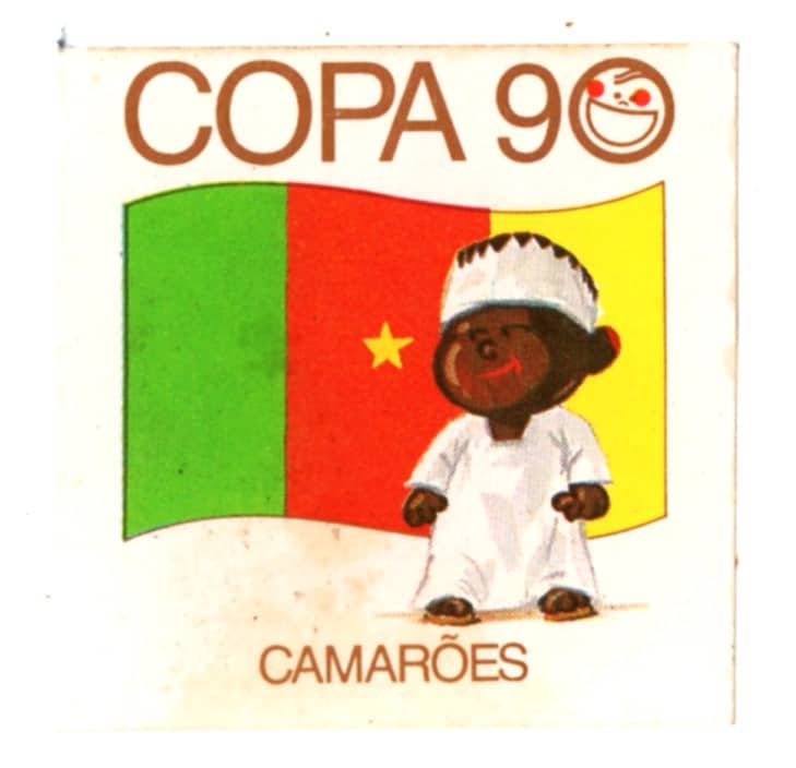 | Casa do Colecionador Figurinha Elma Chips - Copa 90 - Camarões - Usada