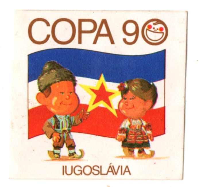 | Casa do Colecionador Figurinha Elma Chips - Copa 90 - Iugoslavia - Usada