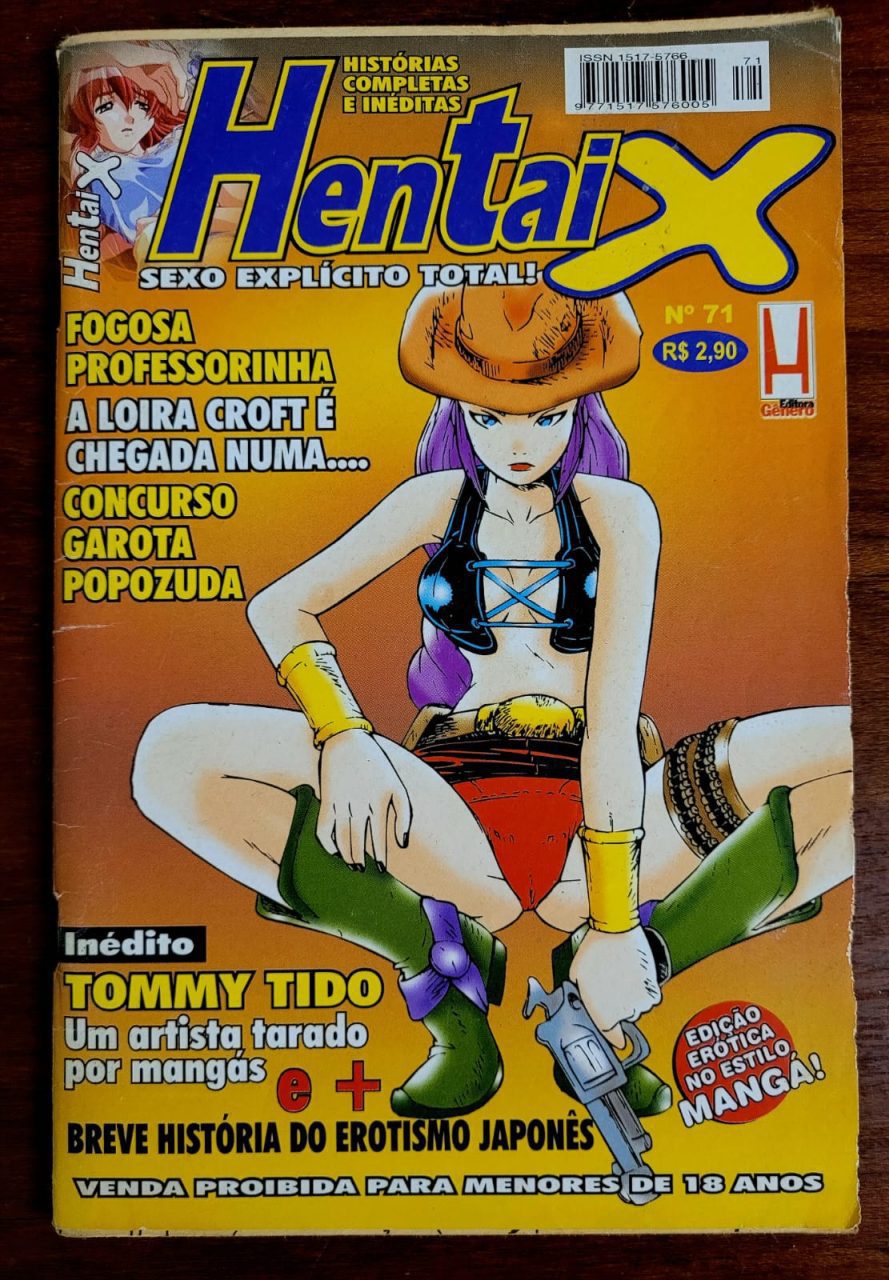 | Casa do Colecionador Hentai X Nº 71 (Editora Gênero) Quadrinhos Eróticos