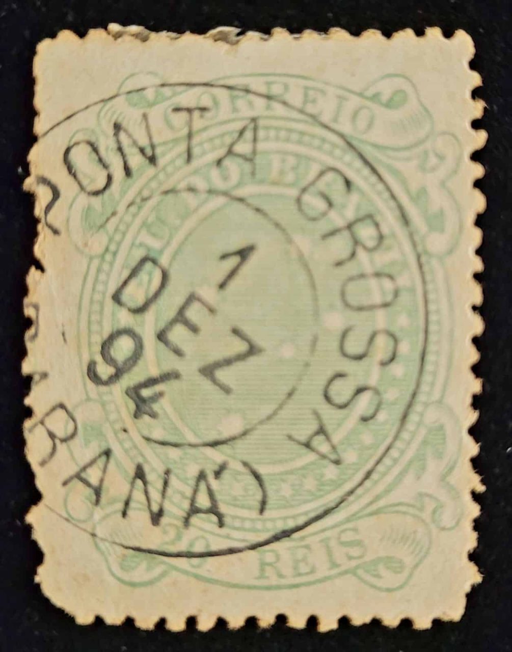 | Casa do Colecionador Regulares - RHM 070 a (Usado) Cruzeiro do Sul - 20 Réis - 20/01/1890 (Selos da República)