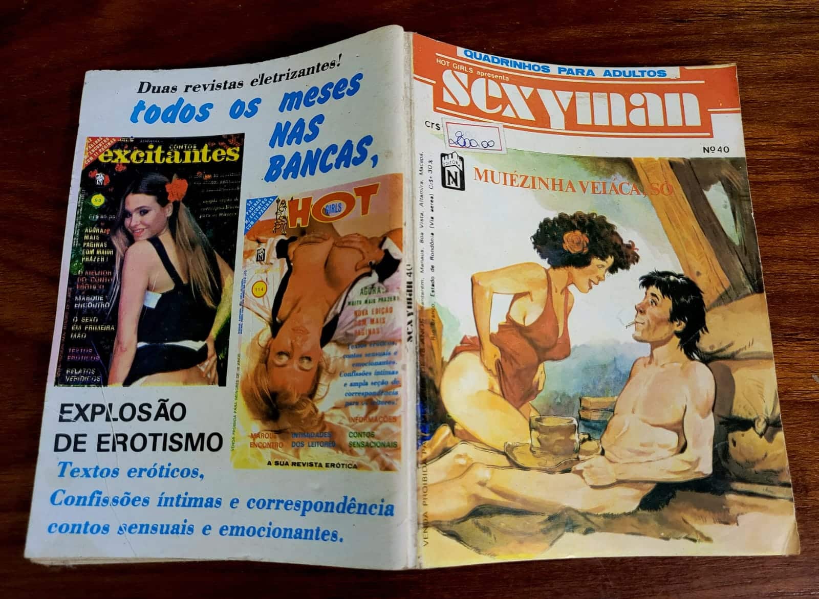 | Casa do Colecionador Sexyman Nº 040 - Muiézinha Veiáca, sô (Quadrinhos Eróticos)