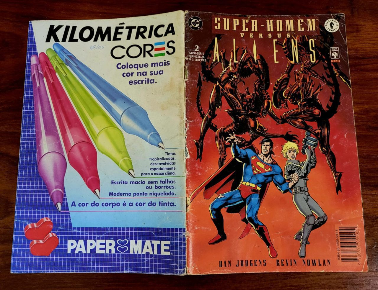 | Casa do Colecionador Super Homem Versus Aliens – Parte 2 de 3 (Editora Abril) Maio 1997 (HQ/Gibi)