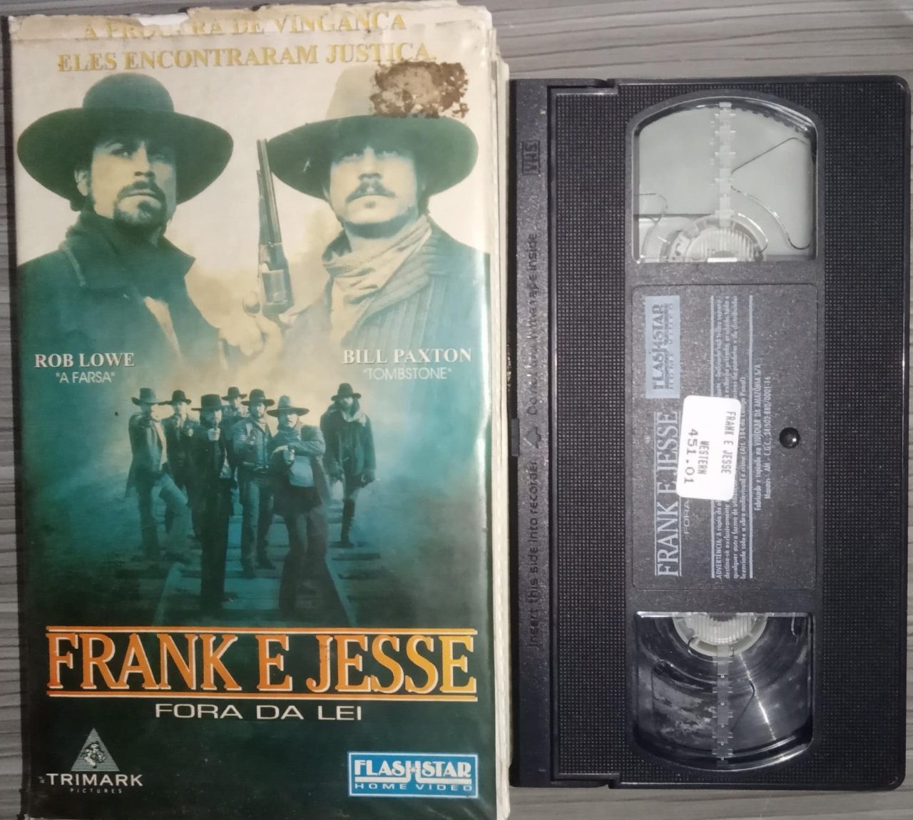 | Casa do Colecionador VHS - FRANK & JESSE: Fora Da Lei