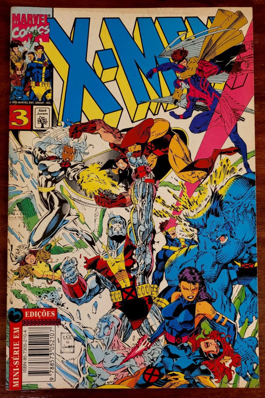 | Casa do Colecionador X-Men 2ª Série - N° 3 - Mini Série em 3 Edições (Editora Abril) Maio 1995 (HQ/Gibi)