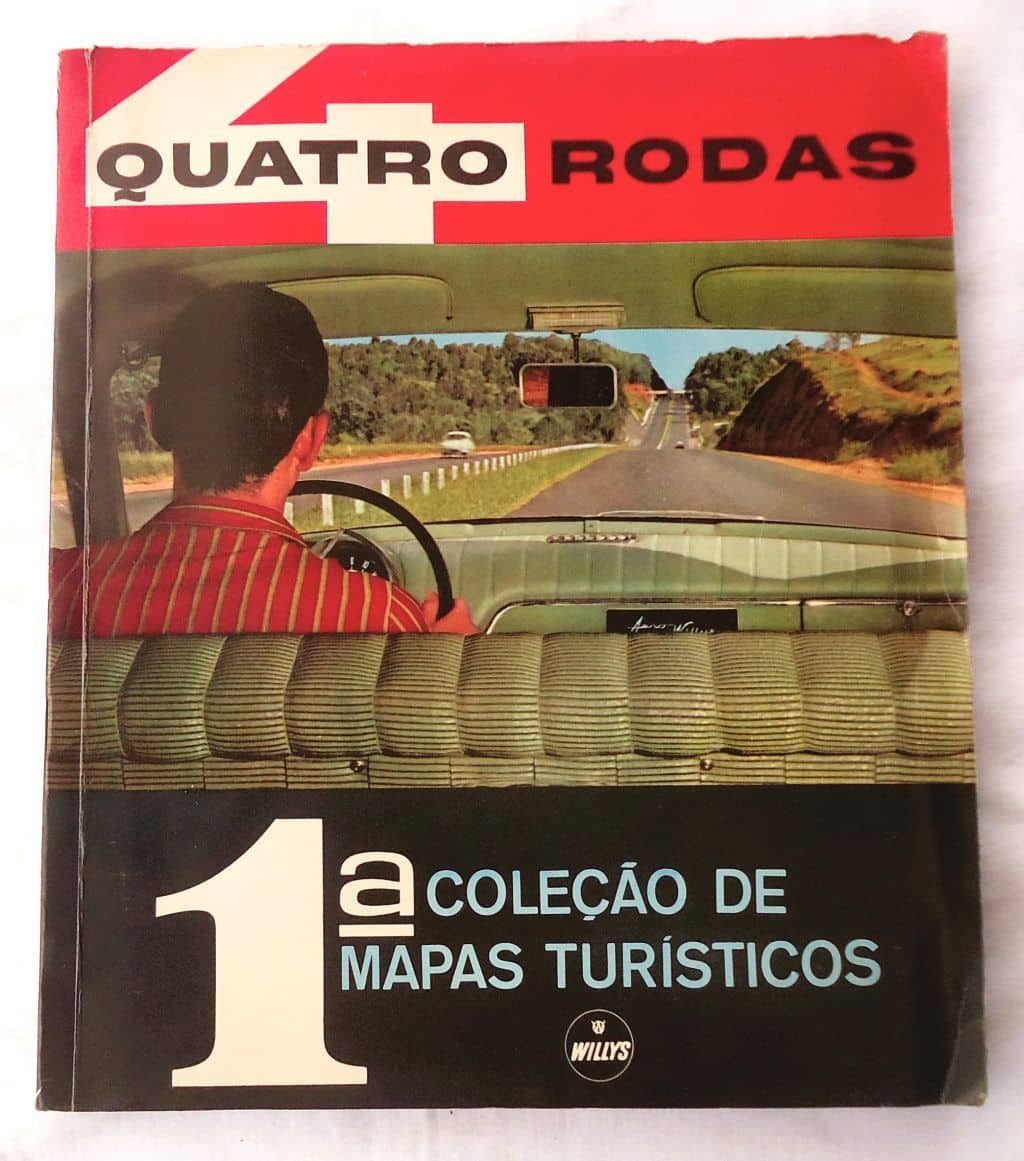 | Casa do Colecionador 1ª Coleção Mapas Turisticos - Revista 4 Rodas - 1962