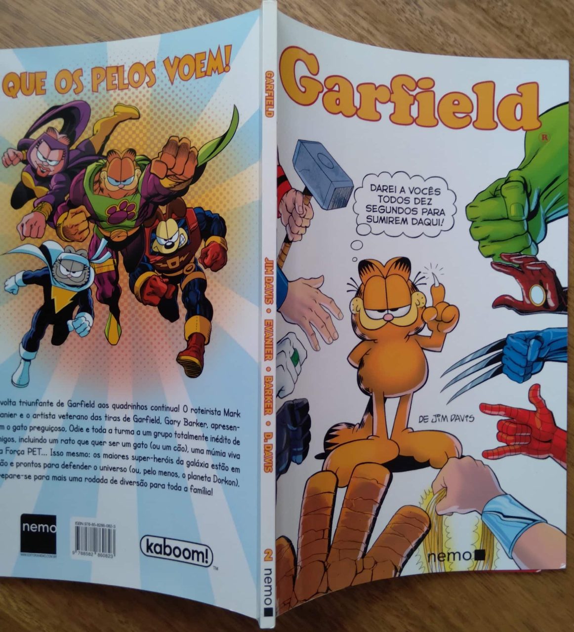 | Casa do Colecionador 5a1. Gibi Garfield 2 Kaboom. Ed Nemo. Jim Davis.