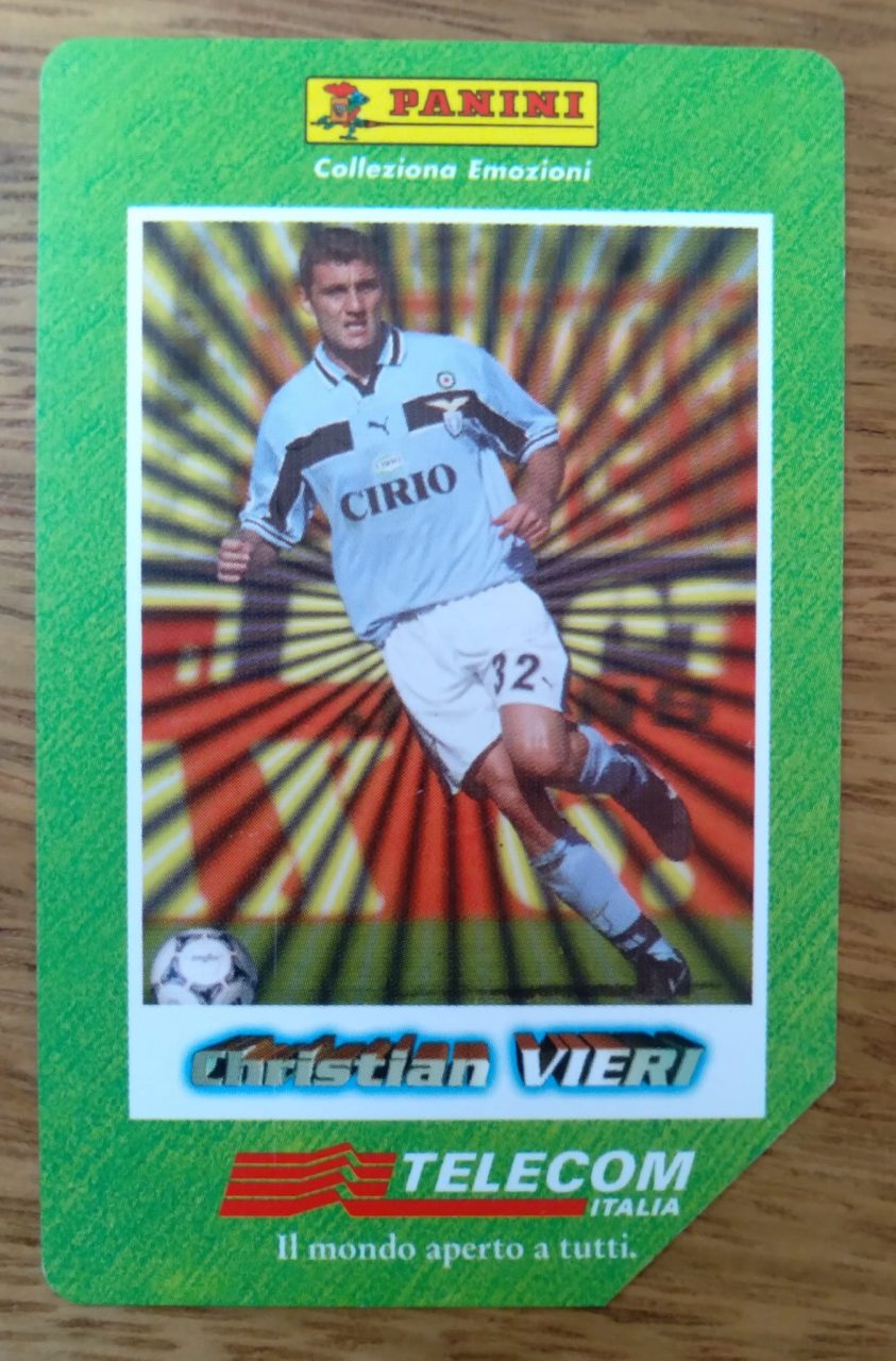 | Casa do Colecionador Cartão Itália Telecom / I Grandi Acquisti 1998-99 Vieri.