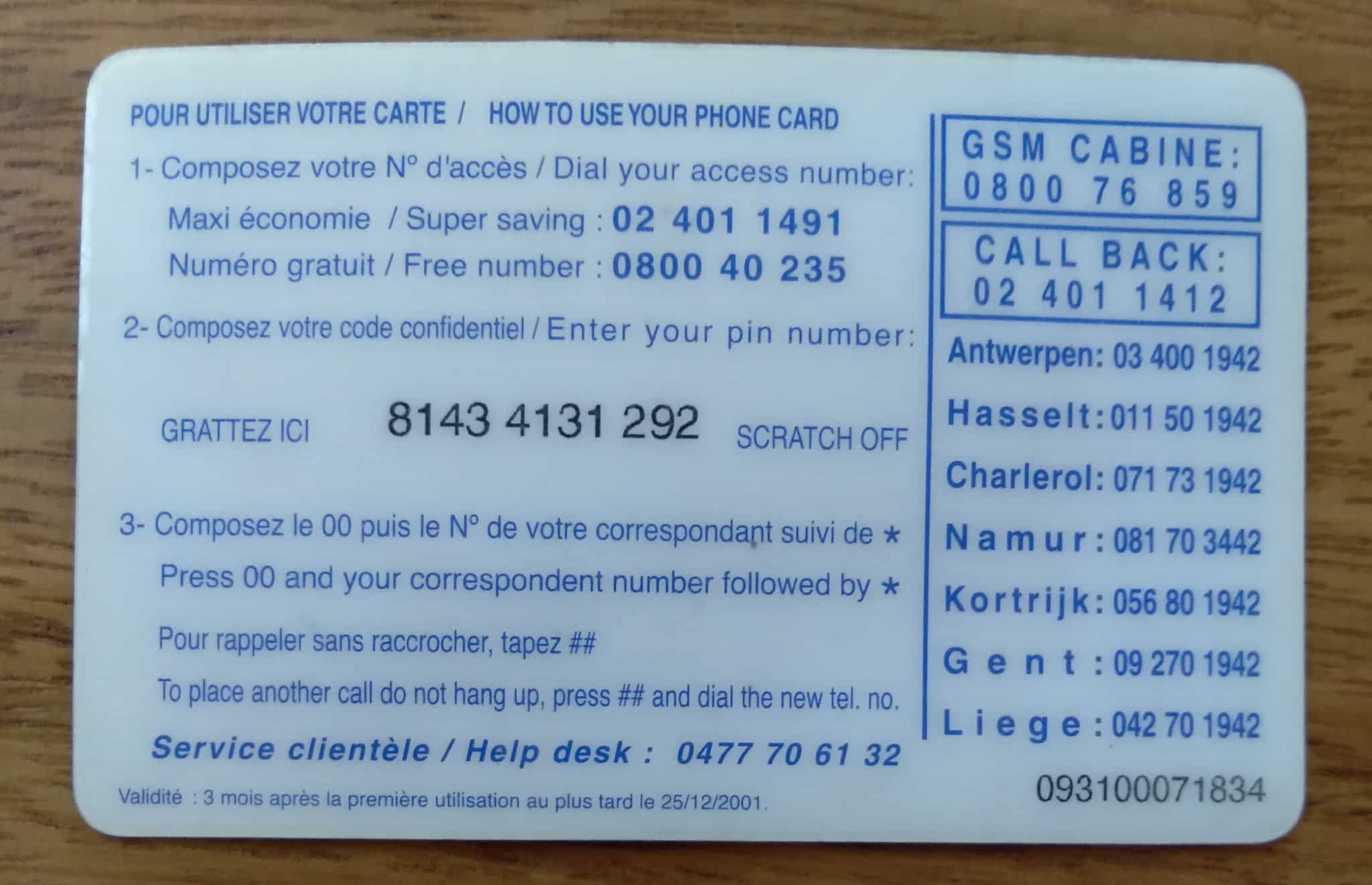 | Casa do Colecionador Cartão Pré pago Top Call / Planeta Terra cd e solo.