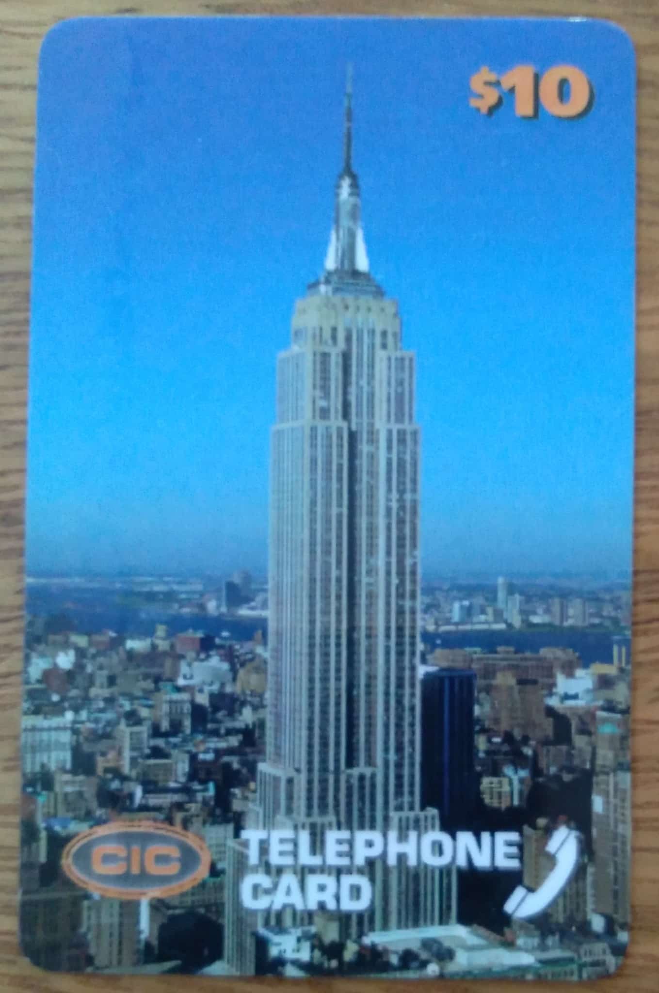 | Casa do Colecionador Estados Unidos CIC Telephone / Pre pago Edifício Empire State.