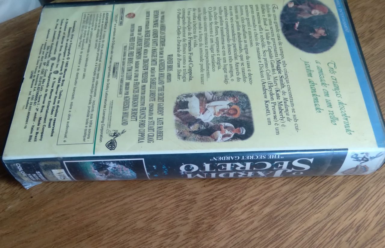 | Casa do Colecionador Fita VHS O Jardim Secreto / 1993 Warner Bros dublado
