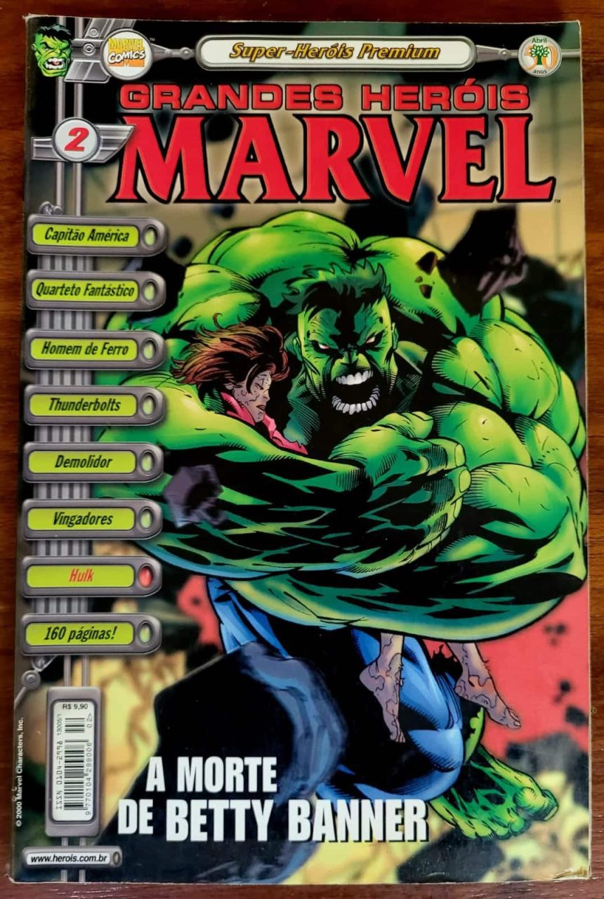 | Casa do Colecionador Grandes Heróis Marvel (3ª Série) Nº 02 (Editora Abril) Setembro 2000