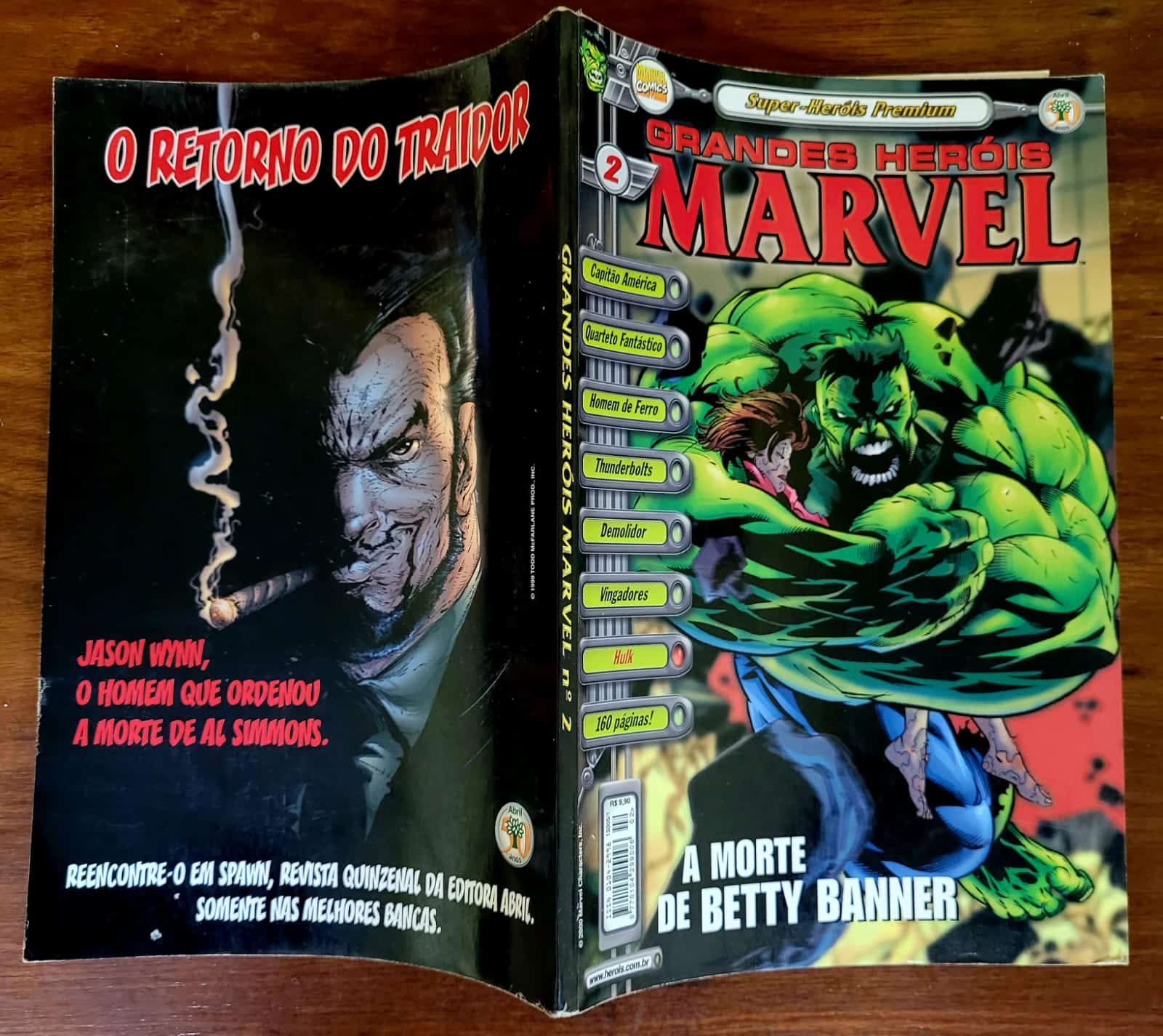 | Casa do Colecionador Grandes Heróis Marvel (3ª Série) Nº 02 (Editora Abril) Setembro 2000
