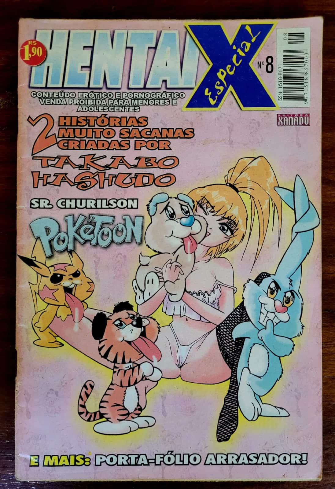 | Casa do Colecionador Hentai X Especial Nº 8 (Editora Xanadu) Quadrinhos Eróticos