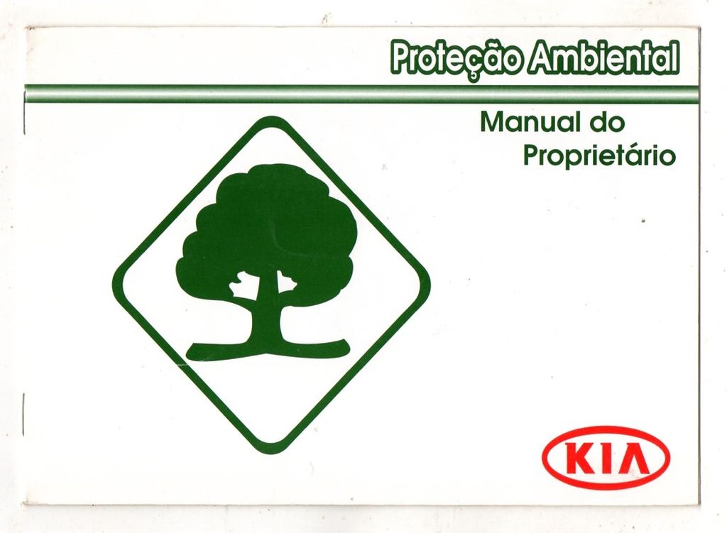 | Casa do Colecionador Manual Proprietario Kia Carens - 2000 / 2001