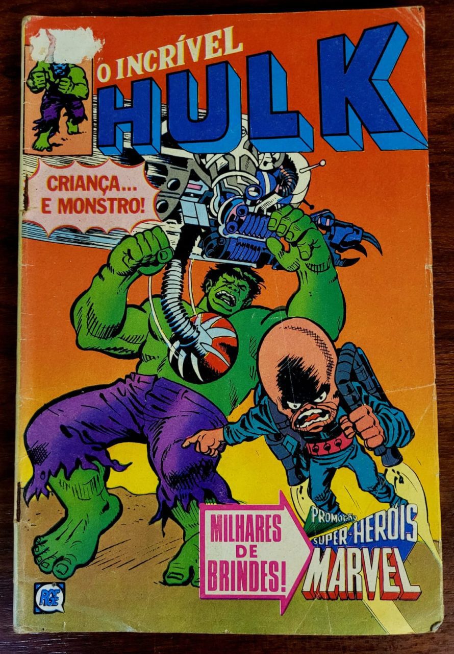 | Casa do Colecionador O Incrível Hulk Nº 013 (Editora RGE - Rio Gráfica Editora) Janeiro 1980 (HQ/Gibi)