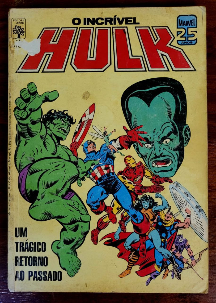 | Casa do Colecionador O Incrível Hulk Nº 036 (Editora Abril) Junho 1986 (HQ/Gibi)