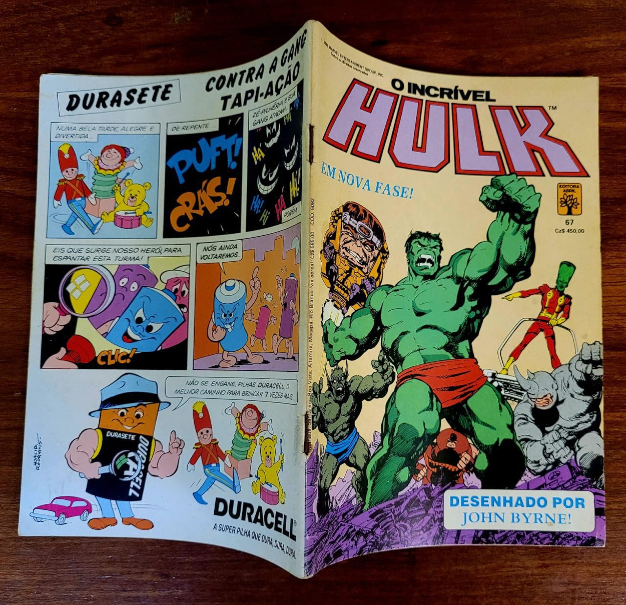 | Casa do Colecionador O Incrível Hulk Nº 067 (Editora Abril) Janeiro 1989 (HQ/Gibi)